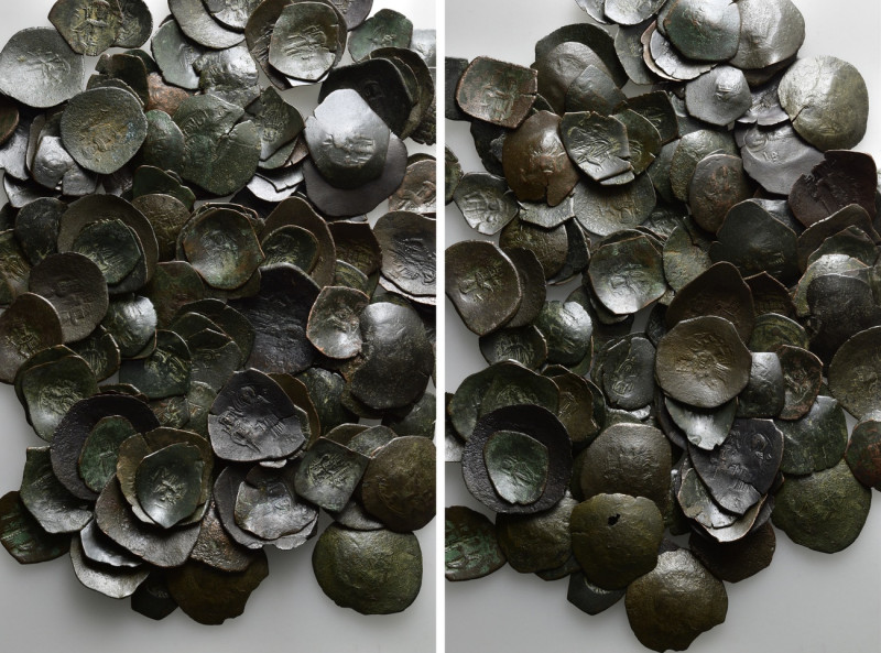 Circa 150 Late Byzantine Coins. 

Obv: .
Rev: .

. 

Condition: See pictu...