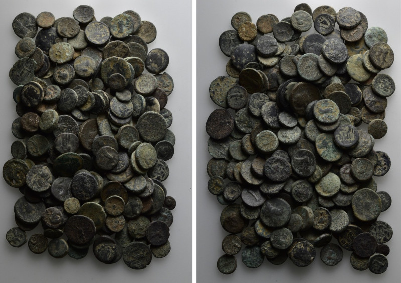 Circa 200 Greek Coins. 

Obv: .
Rev: .

. 

Condition: See picture.

We...