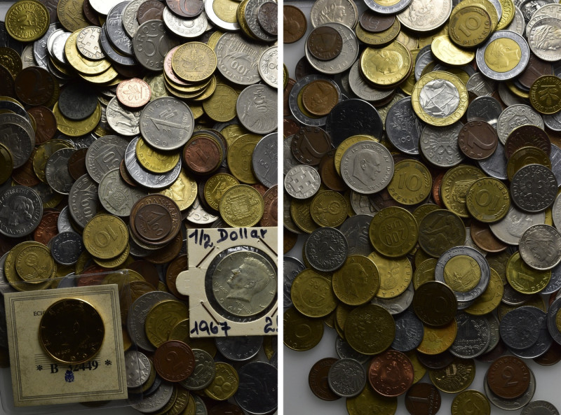Circa 1.4 kg Modern Coins. 

Obv: .
Rev: .

. 

Condition: See picture.
...