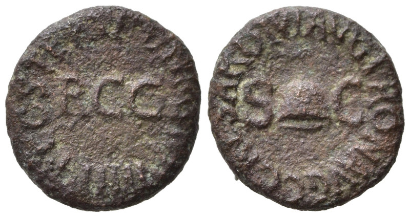 Impero Romano. Caligola (37-41). Roma. Quadrante. AE (3,00 g - 16 mm). RIC I, 52...