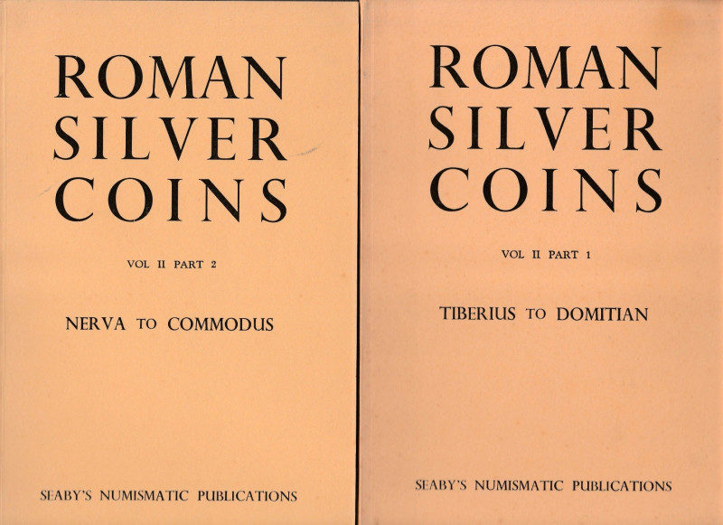 SEABY Harold A. Roman Silver Coins Vol. II Part I-II. London, 1954/1955 Legatura...