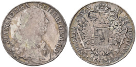 AUSTRIA. Francesco I. Tallero 1752 KB. Ag (27,60 g). KM2038. MB/BB