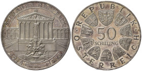 AUSTRIA. 50 Schilling 1968. Ag. qFDC