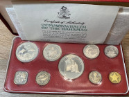 BAHAMAS. Cofanetto 1974 FM. Franklin Mint Set Coins Proof