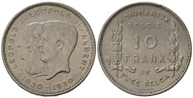 BELGIO. 10 Francs 1930. Km 100. Ni. BB