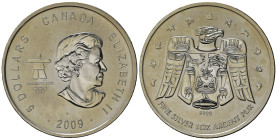 CANADA. 5 Dollars 2009. 1oz. KM863. FDC