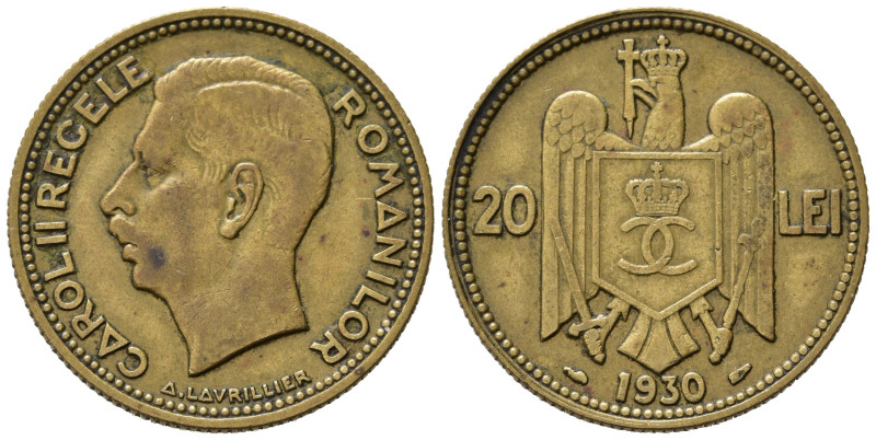 ROMANIA. Carol II. 20 Lei 1930. BB