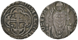 MILANO. Azzone Visconti (1329-1339). Grosso da 2 soldi. Ag (2,05 g). MIR 87/1; Cr.2.Tosato. MB