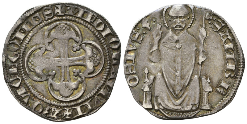 MILANO. Azzone Visconti (1329-1339). Grosso da 2 soldi. Ag (2,84 g). MIR 87/1; C...