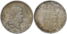 NAPOLI. Ferdinando II di Borbone (1830-1859). Piastra da 120 grana 1854. Ag. Magliocca 564. SPL