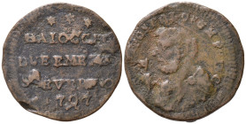 SAN SEVERINO. Pio VI (1775-1799) Sampietrino 1797 ridotto (7,17 g). Munt. 408. MB