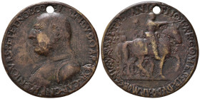 MEDAGLIE RINASCIMENTALI. MILANO. Attribuite a Caradosso (1452-1526). Medaglia Niccolo' Orsini (1442-1510) Conte di Pitigliano e di Nola, Capitano dell...