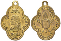 Medaglie Papali. Pio IX (1846-1870). Roma. Medaglia 1877. AE dorato (2,08 g). SPL+