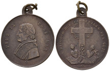 Medaglie Papali. Pio IX. Ricordo del giubileo del 1875. AE 3,51g 21,7 mm. BB+