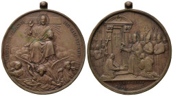 Medaglie Papali. Leone XIII (1878-1903). Medaglia Giubileo 1900 "Apertura Porta Santa". AE (25,72 g - 39 mm). Modesti 314. BB+