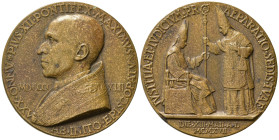 Medaglie papali. Pio XII (1939-1958). Medaglia XXV anniversario consacrazione espiscopale 1942 AE (17,28 g - 36,3 mm) opus Mistruzzi. SPL