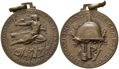 VENTENNIO FASCISTA. Associazione Nazionale Combattenti. Medaglia per il ventennale della vittoria 1918-1938. AE (13,93 g). SPL