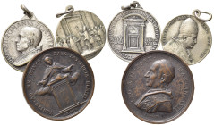 Medaglie papali. Lotto di 3 medaglie. BB