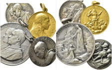 Medaglie papali. Pio XII. Lotto di 4 medaglie. SPL