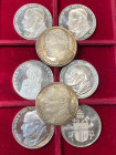 Medaglie. Vaticano. Giovanni Paolo II. Lotto di 8 medaglie souvenir. qFDC