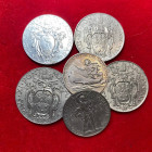 VATICANO. Lotto di 6 monete. Pio XI e Pio XII. SPL