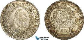 Austria, Franz I, 20 Kreuzer 1765 BN SK/PD, Kremnitz Mint, Silver (6.65g) Herinek 340, lovely dark toning! EF-UNC
