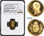 Bulgaria, Ferdinand I, 20 Leva 1912-Dated (1967-1968, National Bank Issue) Sofia Mint, Gold, KM# 33, NGC PF69UC, Top Pop!