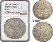 Germany, Nürnberg City, In the name of Ferdinand II, Taler 1625, Cross Mm: (Georg Nürnberger the elder) Silver, Dav-5636, Adjustment marks, NGC MS63
