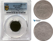 Romania, Mihai I, Pattern Medallic 20 Lei 1944, Bucharest Mint, Lead (7.89g) Plain edge, Coin rotation, Schäffer/Stambuliu 192-Var., (Unpublished meta...