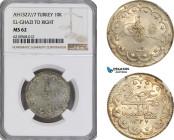 Turkey (Ottoman Empire), Mehmed Reshad V, 10 Kurush AH1327//7 "el-Ghazi" Kostantiniye Mint, Silver, KM# 772, NGC MS62