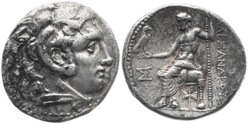 Kings of Macedon, Demetrios I Poliorketes. AR Tetradrachm, 16.64 g 28.25 mm. 306...