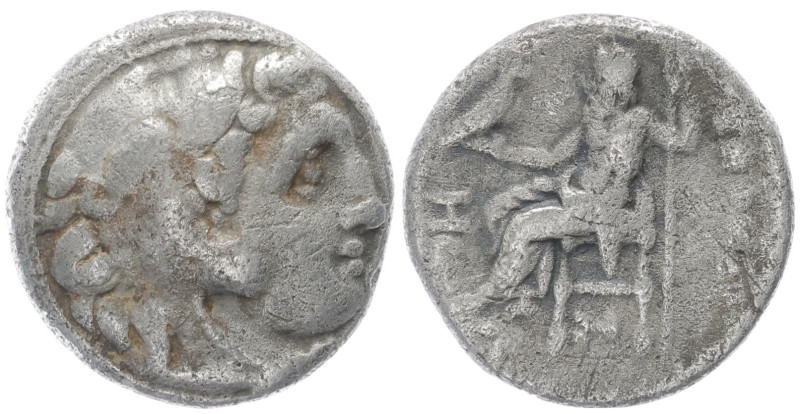 Kings of Macedon, Alexander III 'the Great'. AR Drachm, 4.10 g 16.53 mm. 336-323...