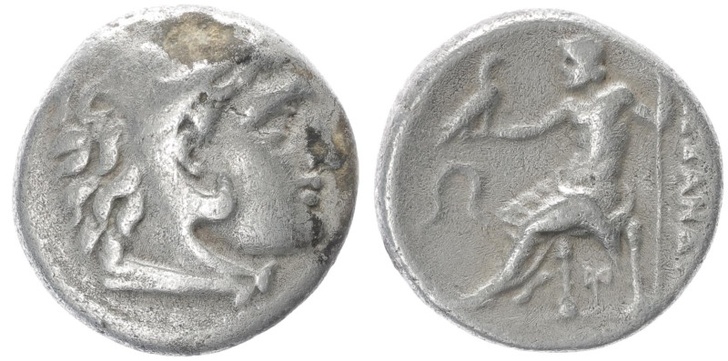 Kings of Macedon, Demetrios I Poliorketes. AR Drachm,4.05 g 16.90 mm. 306-283 BC...