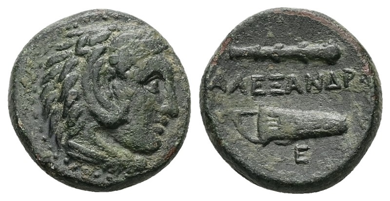 Kings of Macedon, Alexander III 'the Great'. 6.37 g 17.46 mm. 336-323 BC. Uncert...