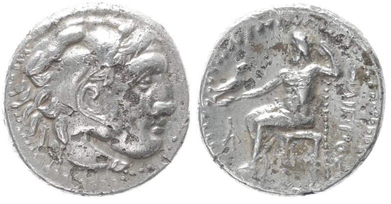 Kings of Macedon, Philip III Arrhidaios. AR Drachm, 4.10 g 17.67 mm. 323-317 BC....