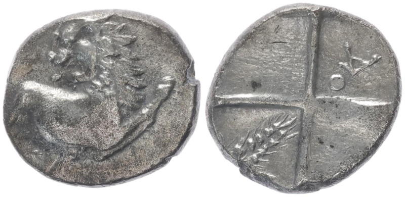 Thrace, Chersonesos. AR Hemidrachm, 2.07 g 14.41 mm. Circa 386-338 BC. 
Obv: For...