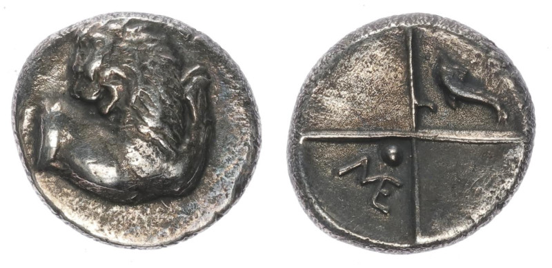 Thrace, Chersonesos. AR Hemidrachm, 2.10 g 13.18 mm. Circa 386-338 BC.
Obv: Fore...