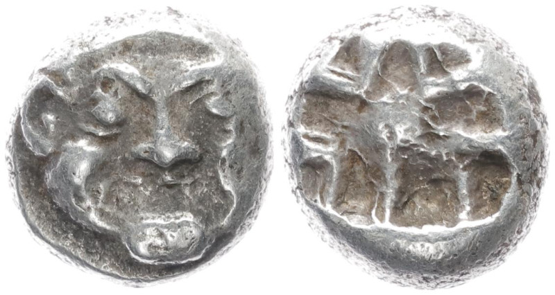 Mysia, Parion. AR Drachm, 3.20 g 11.70 mm. 5th century BC. 
Obv: Facing gorgonei...