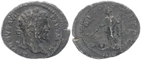 Septimius Severus, 193-211 AD. AR, Denarius. 2.22 g. 20.24 mm. Rome.
Obv: SEVERVS AVG PART MAX. Head of Septimius Severus, laureate, right
Rev: PROVID...