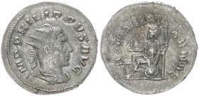 Philip I ‘The Arab’, 244-249 AD. AR, Antoninianus. 3.89 g. 23.15 mm. Rome.
Obv: IMP PHILIPPVS AVG. Bust of Philip the Arab, radiate, draped, cuirassed...