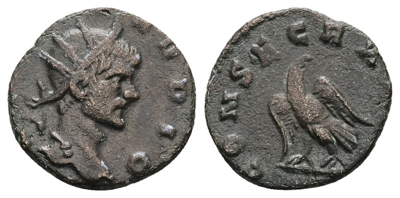 Divus Claudius II Gothicus, Died 270 AD. AE, Antoninianus. 2.84 g. 17.71 mm. Rom...