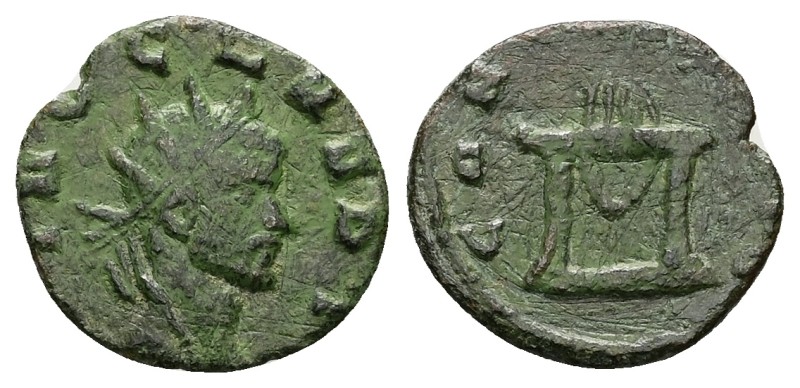 Divus Claudius II Gothicus, Died 270 AD. AE, Antoninianus. 1.70 g. 16.84 mm. Cyz...