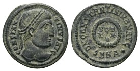 Constantine I ‘The Great’, 307-337 AD. AE, Follis. 2.28 g. 20.61 mm.
Obv: CONSTANTINVS AVG. Head of Constantine I, diademed, right.
Rev: D N CONSTAN...