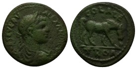 Troas, Alexnadria. Severus Alexander, 222-235 AD. AE. 6.88 g. 24.23 mm.
Obv: M AVR SEVERV ALEXANDRVS AV. Laureate, draped and cuirassed bust of Sever...