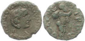 Troas, Alexandria. Salonina Augusta, 254-268 AD. AE. 2.90 g. 19.40 mm.
Obv: AVR CORN SALONINA. Bust of Salonina, diademed, draped, right.
Rev: COL [AV...