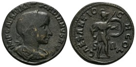 Pisidia, Antioch. Gordian III, 238-244 AD. AE. 18.34 g. 30.00 mm.
Obv: MP CAES M ANT GORDIANVS AVG. Laureate, draped and cuirassed bust of Gordian II...