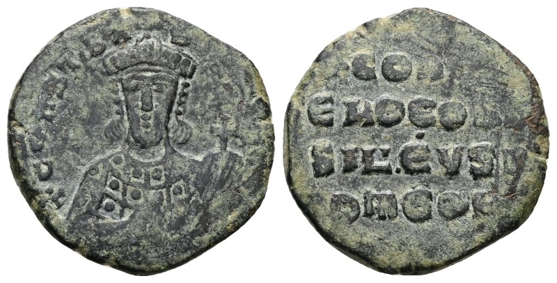 Constantine VII 913-959 AD. AE, Follis. 11.42 g. 26.77 mm. Constantinople mint....
