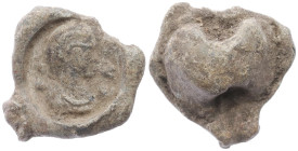 PB Asia Minor. Roman provincial conical seal (1st-3th century AD)
Obv: Draped female bust, r.; traces of inscription at l. and r.
Rev: Blank, domed.
W...