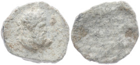 PB Asia Minor. Sardis? Roman provincial tessera (1st-3th century AD)
Obv: Bearded head of Heracles, r., laureate. Traces of insccription CA.
Rev: Blan...
