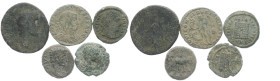 Lot of 5 unclassified: Bronze
See picture. 
LOT SOLD AS IS, NO RETURNS.